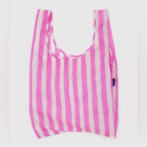 BAGGU Standard Reusable Bag - Pink Painted Stripe